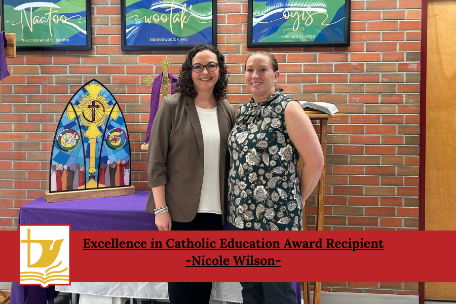This is the image for the news article titled Mrs. Nicole Wilson named as 2023/2024 Excelence in Catholic Education Award recipient
