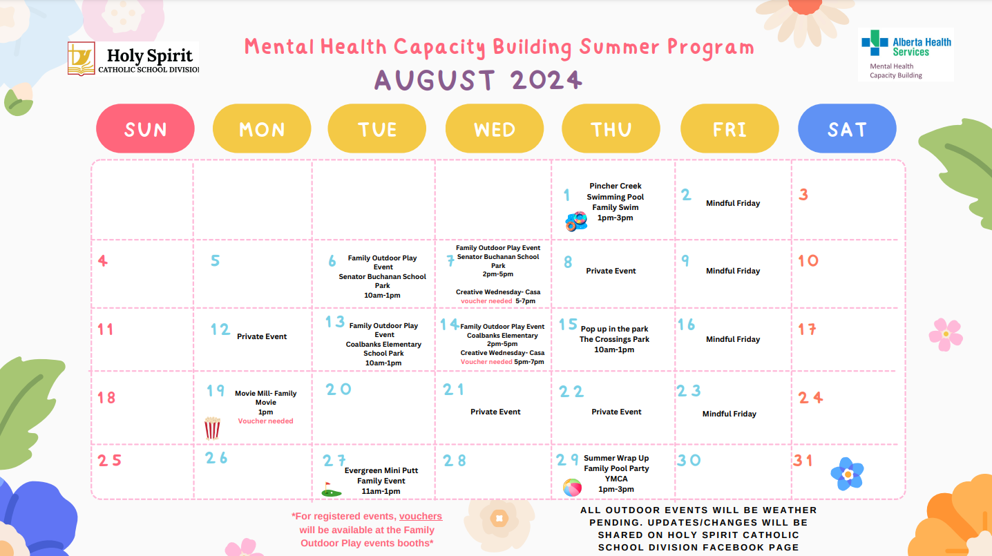 Summer Programming August